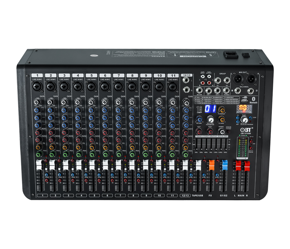 十二路專業(yè)調音臺 OBT-5100B